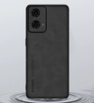 Case for Motorola Moto G24 / G24 Power / G04, ERBORD Business, with metal plate for car mounts, black