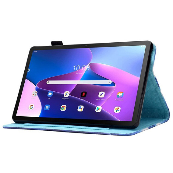 Case for Lenovo Tab M10 Plus 10.6 Gen 3 TB-125F TB-128F, Smartcase, panda