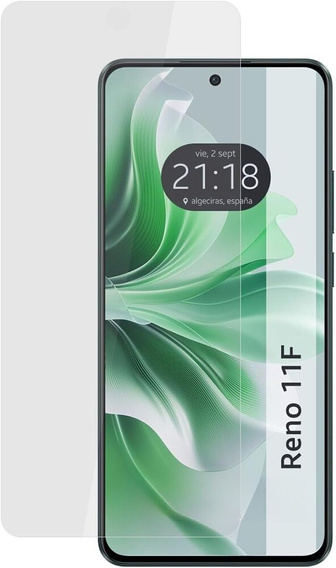 Case for Oppo Reno 11F 5G Smart Magnet, red + 9H glass