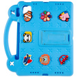 Children's case for Apple iPad Air 11" 6 gen. 2024, Cute Patterns, with stand, blue
