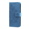 Flip case for Samsung Galaxy A13 4G, Mandala Flower, blue
