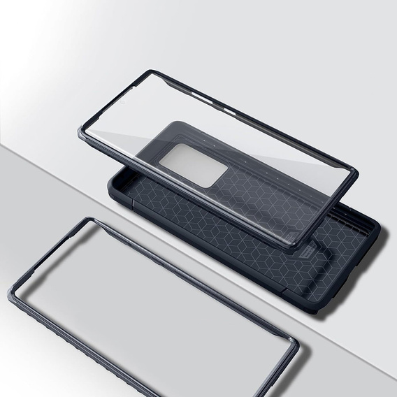 Case for Samsung Galaxy Note 20 Ultra, Suritch Basic (Two Frames), dark blue