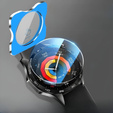 2x ERBORD Tempered Glass for Huawei Watch GT 5 46mm, with mounting frame