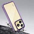 Case for Realme C61, Fusion Hybrid, transparent / purple