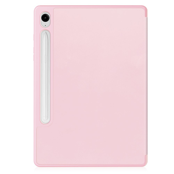 Case for Samsung Galaxy Tab S10 FE+ Plus, Smartcase with stylus space, pink