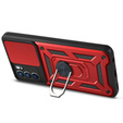 Case for Oppo Reno 6 5G, CamShield Slide, red