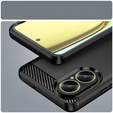 Case for Realme C67, Carbon, black