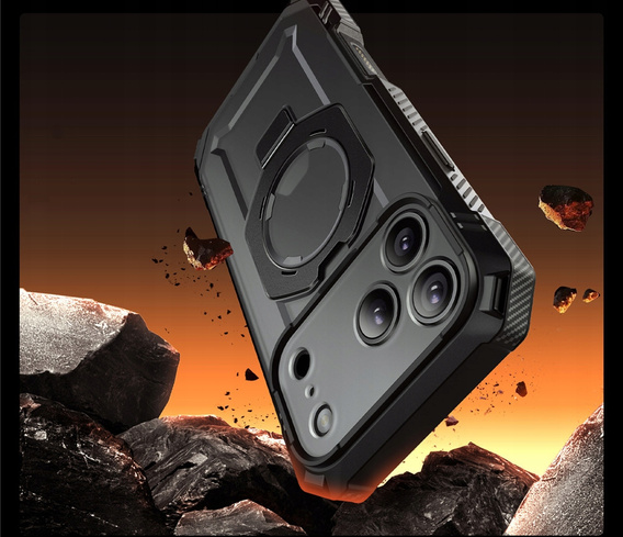 Supcase case for iPhone 17 Pro Max, Unicorn Beetle Grip Pro Mag, Black