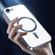 Case for iPhone 16E, Electro MagSafe, blue + Screen Glass