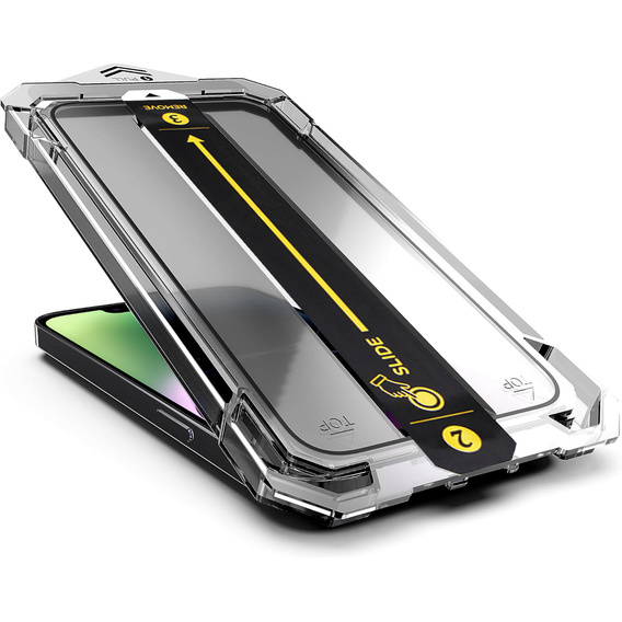 2x Tempered Glass for iPhone 16e / 14 / 13 / 13 Pro, ERBORD Easy App Full Screen Protector