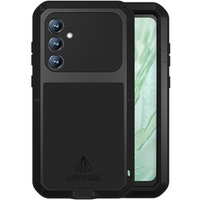 Love Mei Case for Samsung Galaxy S23 FE, armored with glass, black