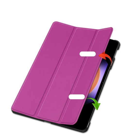 Case for Xiaomi Pad 6S Pro 12.4, Smartcase, purple