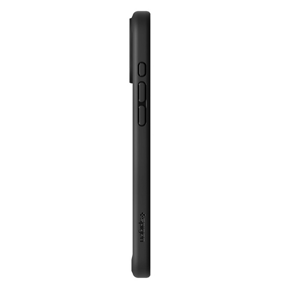 Spigen case for iPhone 16 Plus, Ultra Hybrid, black + 9H Tempered Glass