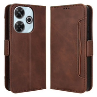 Flip case for Xiaomi Redmi 13, Card Slot, brown