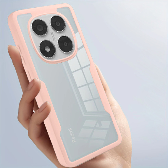 Case for Xiaomi Redmi Note 14 Pro 5G, Shockproof, with film, pink