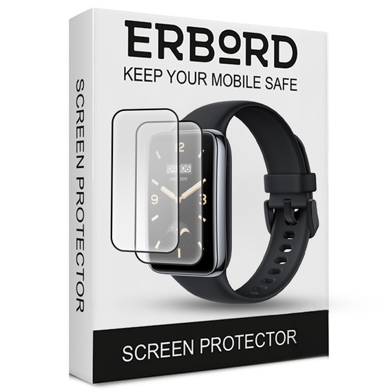 2x ERBORD Hybrid Glass for Xiaomi Smart Band 8 Pro
