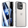 Magnetic Dual Glass Case for OnePlus 15 5G, silver