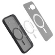 Spigen MagSafe Case for Google Pixel 9A, Ultra Hybrid, matt / black + 9H Tempered Glass