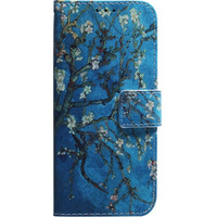 Flip case for Huawei P30 Lite, Wallet, tree, blue
