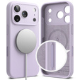 Ringke Case for iPhone 17 Pro Max, Silicone Magnetic MagSafe, Light Purple