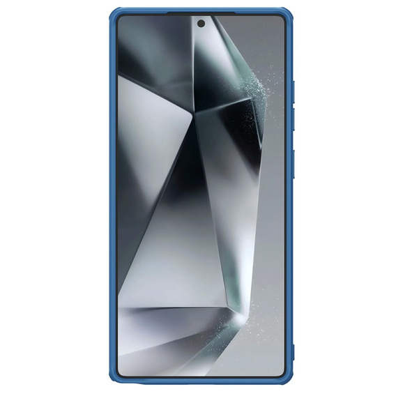 NILLKIN Case for Samsung Galaxy S25 Ultra, Super Frosted Shield Case, blue