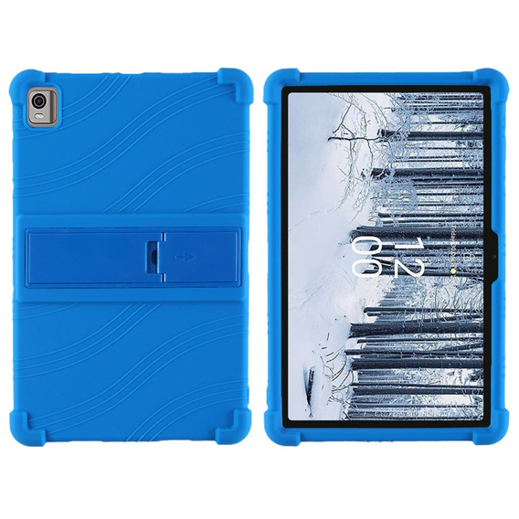 Silicone case for Nokia T21, Impact, armor, blue