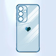 Case for Samsung Galaxy S25 FE, Electro heart, blue