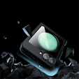 Case for Samsung Galaxy Z Flip7 FE / Z Flip6, Fusion Hybrid, black