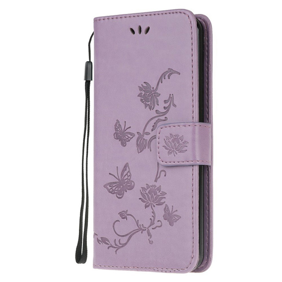 Flip case for Motorola Moto G10 / G30, Butterfly, blue