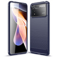 Case for Xiaomi Poco X4 Pro 5G, Carbon, blue