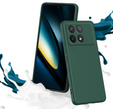 Case for Xiaomi Poco F6 Pro, Silicone Lite, dark green