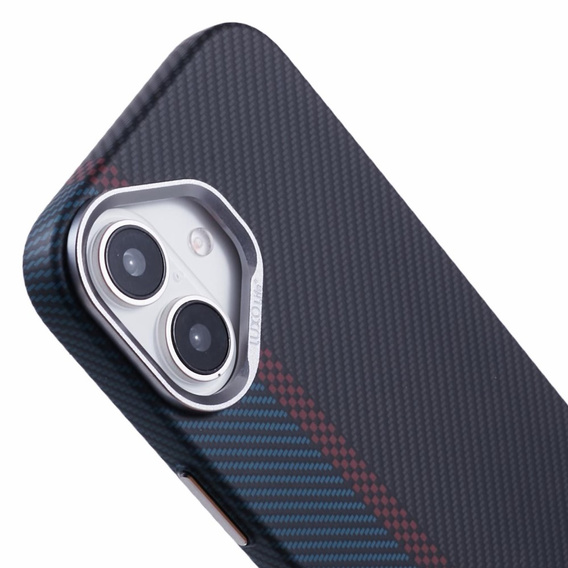 MagSafe's iPhone 16 Plus Case, Carbon Fiber, black / blue