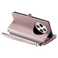 Flip case for Xiaomi Redmi 14C / Xiaomi Poco C75, Wallet Zipper Pocket, pink