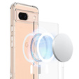 Case for Google Pixel 8A, Fusion Hybrid, for MagSafe, transparent