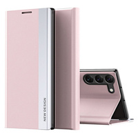 Flip case for Samsung Galaxy S23 Plus, Side Magnetic, pink