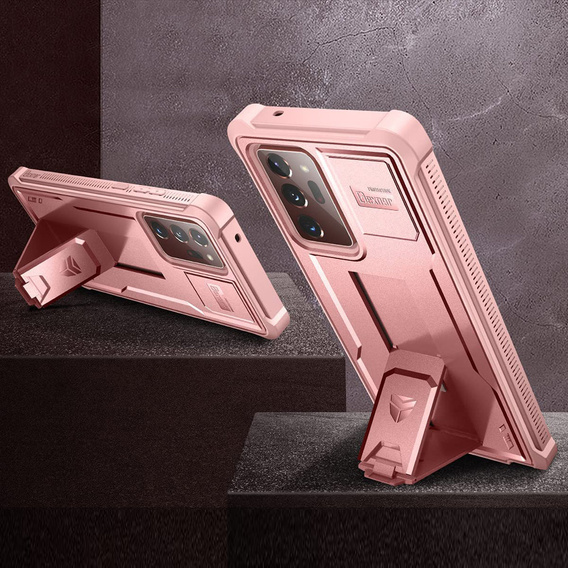 Armored case for Samsung Galaxy Note 20 Ultra, Dexnor Full Body, pink