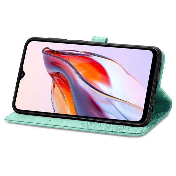 Flip case for Xiaomi Redmi 12C, Mandala, green