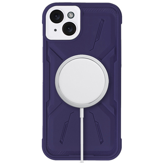Case for iPhone 15, ERBORD Armor Mag, purple