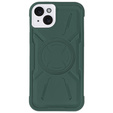 Case for iPhone 15 Plus, ERBORD Armor Mag, green