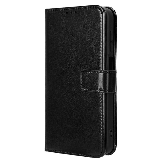Flip case for Samsung Galaxy M15 5G, Crazy Horse Wallet, black