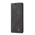 CASEME case for Samsung Galaxy S9, Leather Wallet Case, black