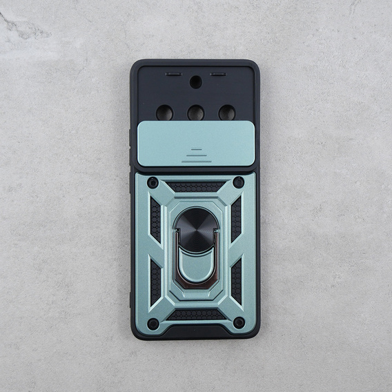 Case for Realme 11 Pro 5G / 11 Pro+ 5G, CamShield Slide, green