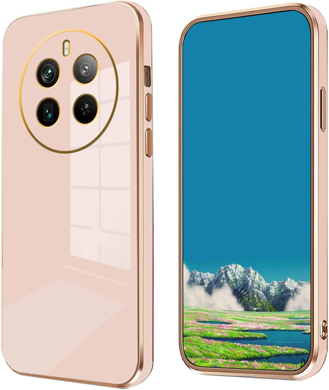 Case for Realme 12 Pro 5G / 12 Pro+ 5G, Glamour CamShield, pink rose gold