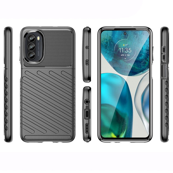Case for Motorola Moto G52 / G82 5G, Thunder, black