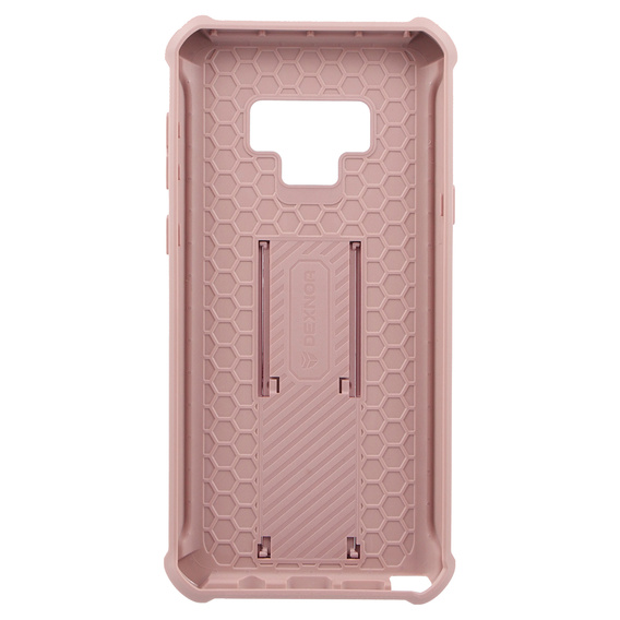 Armored case for Samsung Galaxy Note 9, Dexnor Full Body, pink rose gold