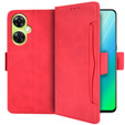 Flip case for OnePlus Nord CE 3 Lite 5G, Card Slot, red