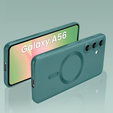 Case for Samsung Galaxy A56, ColorMag, for MagSafe, green + 9H tempered glass