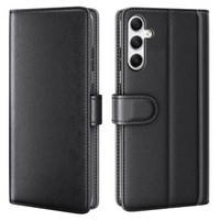Flip case for Samsung Galaxy A35 5G, Split Leather, black