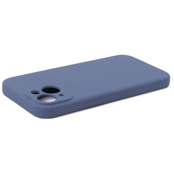 Case for iPhone 15 Plus, Silicone Lite, grey