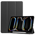 Case for iPad Pro 11 2024, Smartcase with stylus space, black